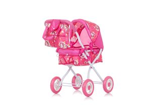 3800931060442 - Puppenwagen Emily Tasche Sonnendach verstellbar zusammenklappbar pink