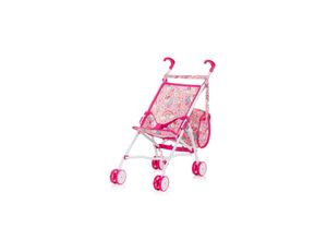 3800931060619 - Puppen-Zubehör-Set 3in1 Trixy Buggy Hochstuhl Tasche Laufstall faltbar pink