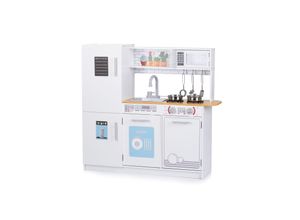3800931062156 - Holz-Kinderküche 80 cm LED-Licht Töpfe Waschmaschine Mikrowelle Spüle weiß 3800931062156 - Holz-Kinderküche 80 cm LED-Licht Töpfe Waschmaschine Mikrowelle Spüle weiß