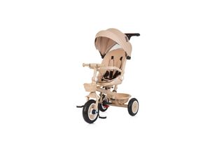 3800931062279 - Tricycle Marathon 2 in 1 Dreirad Sitz umkehrbar Gummiräder Dach beige