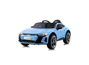 3800933000248 - Kinder Elektroauto Audi E-Tron Fernbedienung MP3- USB- Anschluss Gurt blau