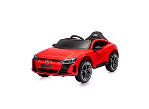 3800933000255 - Kinder Elektroauto Audi E-Tron Fernbedienung MP3- USB- Anschluss Gurt rot