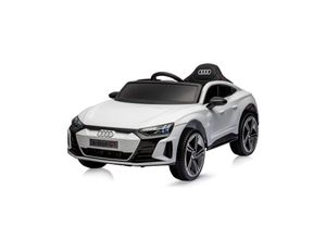 3800933000262 - Kinder Elektroauto Audi E-Tron Fernbedienung MP3- USB- Anschluss Gurt weiß