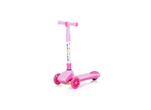 3800933000293 - Kinderroller Rapido Anti-Rutsch-Griffe Hinterradbremse klappbar LED rosa