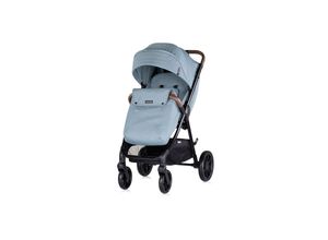 3800933000422 - Kombikinderwagen Ultera 2 in 1 Babyschale Fußabdeckung klappbar Korb hellblau