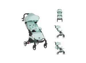 3801001031119 - Kikkaboo Kinderwagen Buggy Cloe bis 22 kg Aluminiumrahmen faltbar Getränkehalter grün