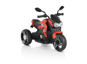 3801005000258 - Kinder Elektromotorrad Colombo Scheinwerfer zwei Motoren MP3 bis 7 km h rot