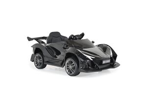 3801005000630 - Kinder Elektroauto Flash metallic 4 Motoren MP3 Fernbedienung EVA-Reifen schwarz