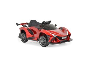 3801005000654 - Kinder Elektroauto Flash metallic 4 Motoren MP3 Fernbedienung EVA-Reifen rot