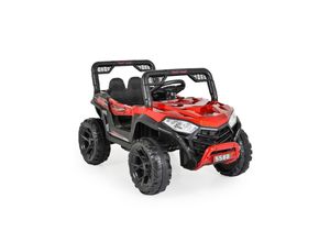 3801005001194 - Kinder Elektroauto Buggy Fast UTV 5588 metallic Fernbedienung MP3 USB Gurt rot