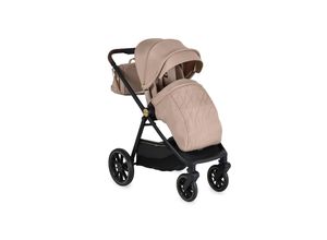 3801005100316 - Kombikinderwagen Celebrity 2 in 1 Stoßdämpfer PU-Rollen Wickeltasche beige
