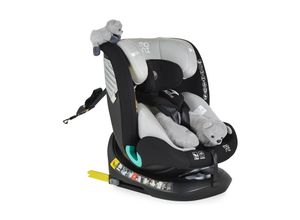 3801005151479 - Kindersitz Serengeti i-Size (40-150cm) Isofix Kuscheltier Nackenkissen grau