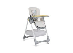 3801005151981 - Kinderhochstuhl Raffy klappbar 4 Räder Rückenlehne verstellbar Korb Gurt gelb 3801005151981 - Kinderhochstuhl Raffy klappbar 4 Räder Rückenlehne verstellbar Korb Gurt gelb