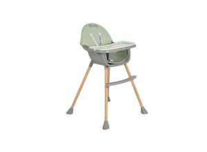 3801005152643 - Kinderhochstuhl Biscotti 2 in 1 Kinderstuhl Anti-Rutsch-Füße Doppeltablett grün