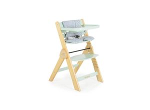3801005152773 - Cangarro Kinderhochstuhl Caramel Holz Kissen klappbar Fußstütze 3-Punkt-Gurt grün 3801005152773 - Cangarro Kinderhochstuhl Caramel Holz Kissen klappbar Fußstütze 3-Punkt-Gurt grün