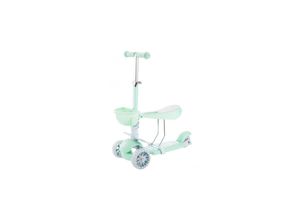 3801006010959 - Makani Kinderroller BonBon 3 in 1 Dreirad LED-Vorderräder höhenverstellbar grün