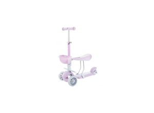 3801006010966 - Makani Kinderroller BonBon 3 in 1 Dreirad LED-Vorderräder höhenverstellbar lila