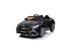 3801006053345 - Kikkaboo Kinder Elektroauto Mercedes Benz SL65 Fernbedienung Stoßdämpfer MP3 USB schwarz