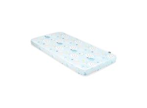 3801107030023 - Kikkaboo Babybett Matratze Fantasia Cloud 120 x 60 x 9 cm Baumwollbezug blau