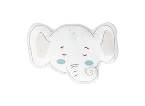 3801201012888 - Kikkaboo Babykissen Plüschtier Kuschelkissen Figurenkissen ab Geburt blau