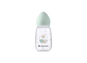 3801302021000 - Kikkaboo Babyflasche Savanna 310ml Silikonsauger Größe L Anti-Kolik ab 6 Monaten grün