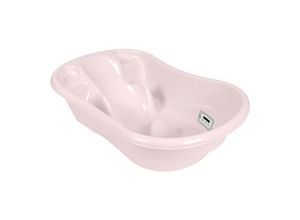 3801402010102 - Kikkaboo Babybadewanne Hippo anatomisch geformt 94 cm integrierter Thermometer rosa