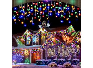 3802293616688 - Freosen - LED-Lichterketten für Weihnachten 20 m 640 LEDs Weihnachtsvorhang Lichter Dekoration Fenster Weihnachten Hochzeit Geburtstag