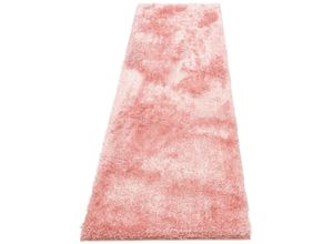 3820000334823 - Hochflor-Läufer HOME AFFAIRE Malin Teppiche Gr B L 90 cm x 250 cm 43 mm 1 St rosa Hochflor-Läufer