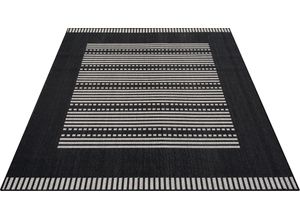 3820000760417 - Teppich ANDAS Pico Teppiche Gr B L 200 cm x 300 cm 8 mm 1 St schwarz Esszimmerteppiche Outdoor geeignet Sisal-Optik Wetterfest & UV-beständig Flachgewebe