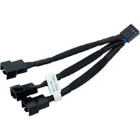 3831109867914 - 3fach-Splitterkabel für 4 Pin PWM Lüfter 10cm Y-Kabel