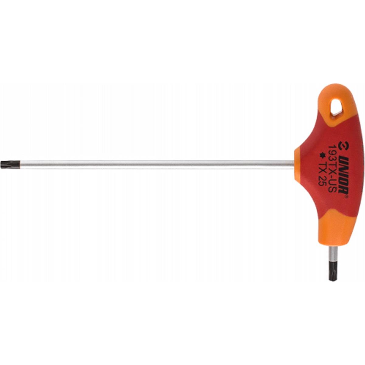 3838909251240 - Torx T-Schlüssel TX30 aus Chrom-Vanadium-Stahl mit Polypropylen-Griff