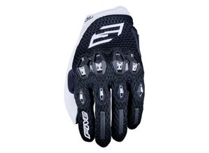 3841300108327 - Motorradhandschuhe Five Stunt Evo 2 Airflow Schwarz-Weiß