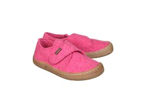 3850391263259 - froddo® - Klett-Hausschuhe BAREFOOT WOOLY in fuxia Gr32