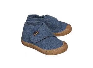 3850391263594 - froddo® - Klett-Hausschuhe MINNI WOOLY in denim Gr20