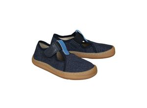 3850391366141 - froddo® - Barfußschuhe CANVAS T-BAR in dark blue Gr35