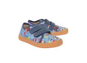 3850391543566 - froddo® - Klett-Halbschuhe CANVAS PIRAT in denim Gr22