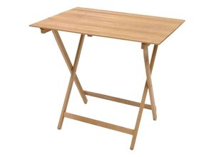 3897900360184 - Webmarketpoint - Picknick-Klapptisch aus Holz Cm 60 x 80 h 75 Cm - Natural Col Delta Trade