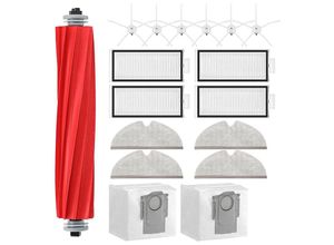 3931964921186 - Alovez - Zubehörset für Roborock Q7 Q7+ Q7 Max Q7 Max+ Roboterstaubsauger 1 Rollenbürste 4 Filter 4 Wischpads 6 Seitenbürsten 2 Staubbeutel