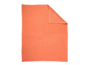 4000141537270 - Wohndecke BIEDERLACK WITT-PBK-Wohndecken-temporär Gr B L 220 cm x 240 cm orange (terrakotta) Decken