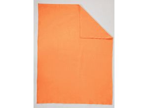 4000141568540 - Wohndecke BIEDERLACK Wohndecken Gr B L 150 cm x 200 cm orange (terrakotta)