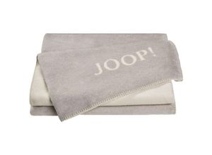 4000141732316 - Joop - Wohndecke Uni-Doubleface Größe 150x200 cm rauch-ecru