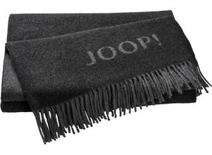 4000141739827 - JOOP! Plaid Cashmere-Anteil Fransen grau