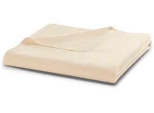 4000141783288 - Wohndecke BIEDERLACK Pearl Wohndecken Gr B L 150 cm x 200 cm beige (oatmeal) Baumwolldecken aus reiner Baumwolle Kuscheldecke