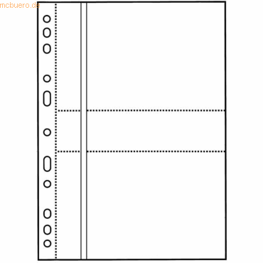 4000225020421 - 10 x Fotohüllen A4 für 13x18quer VE=5 Stück