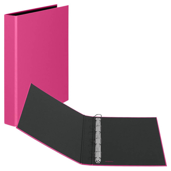 4000225056369 - Ringbuch Basic 1143671 A4 4 Ringe 25mm Ring-Ø PP-kaschiert pink 4000225056369 Veloflex