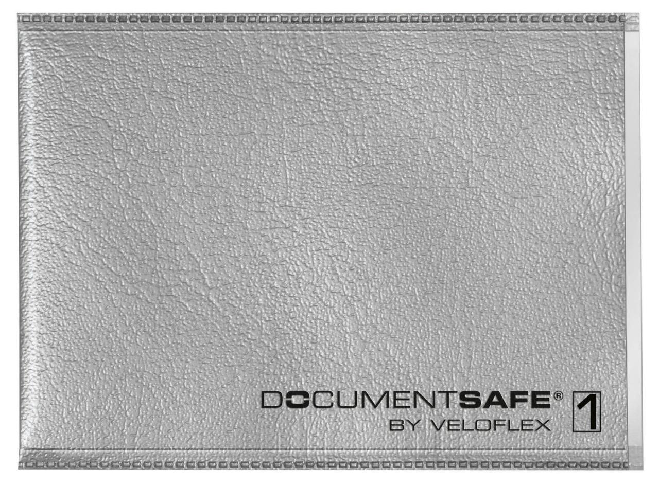 4000225058721 - Ausweishülle Document Safe® 1 Polypropylen Spezialfolie silb