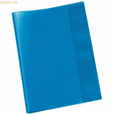 4000225071065 - 25 x Hefthülle A5 PP blau transparent