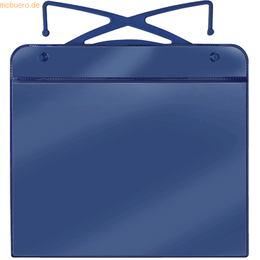 4000225075421 - 20 x Kunststoff-Bügeltasche A5 225x200mm blau