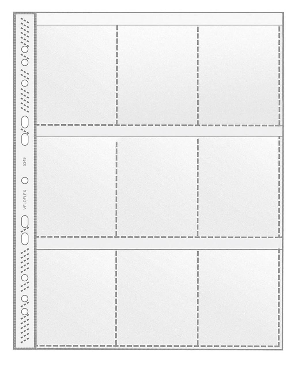 4000225077333 - VELOFLEX Sammelkartenhüllen Sammelhülle A4 DIN A4 014 mm Transparent