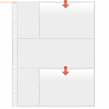 4000225534744 - 10 x Fotohüllen A4 für 10x15quer VE=5 Stück